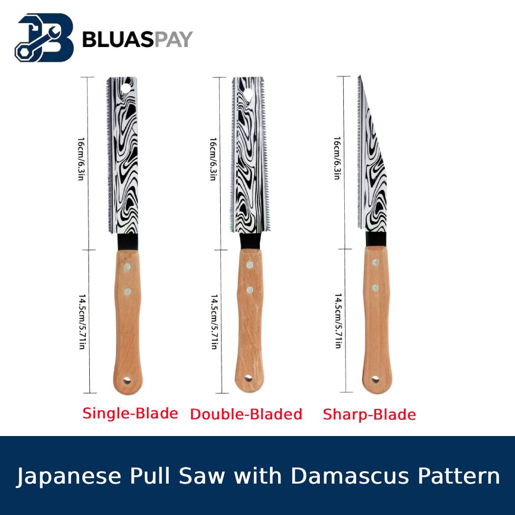 Gardening Hand Tools Japanese - مجموعة مناشير يابانية بنمط دمشقي ومقبض