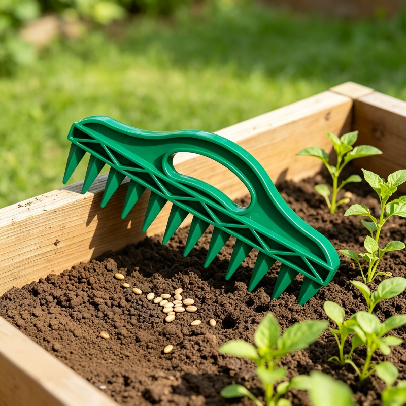أداة زراعة يدوية بلاستيكية لحف - مراجعة Gardening Tools Vegetables وسعره